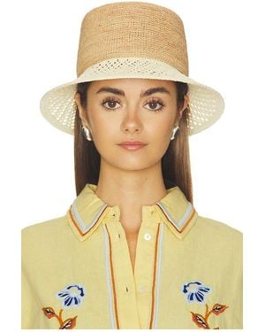 Brixton Ellee Festival Straw Bucket Hat - Natural