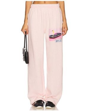 Boys Lie Just Fore You Alex Trousers - Pink
