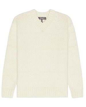 WAO Jersey En Color Crema Talla (También En M) - Blanco