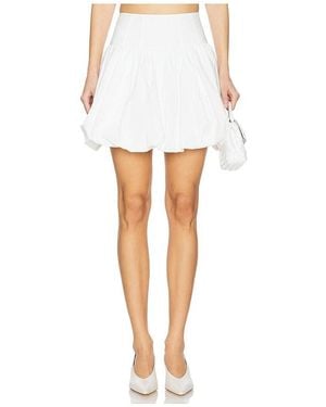 Jonathan Simkhai Pippa Bubble Mini Skirt - White