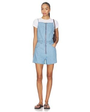 Levi's Square Neck Romper En Color Bebe Azul Talla (También En S, Xs, M, Xl)