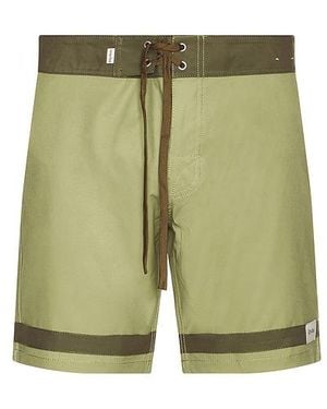 Rhythm Acres Swim Trunk - Green