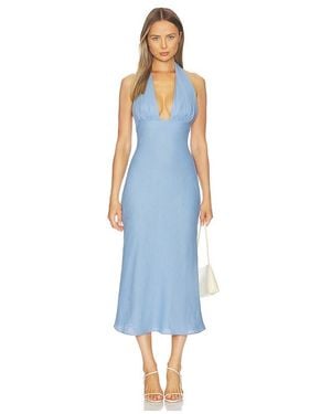 Faithfull the Brand Marita Midi Dress - Blue