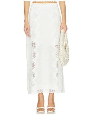 Waimari Lirio Maxi Skirt - White