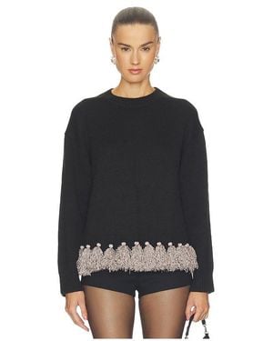 Simon Miller Roni Metallic Tassel Jumper - Black