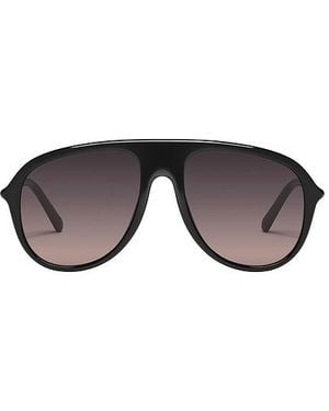 Quay Chart Topper Sunglasses - Black