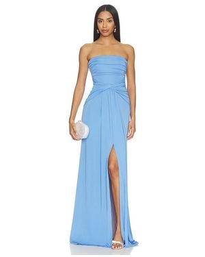 Cinq À Sept ROBE OLENA en Blue - Bleu