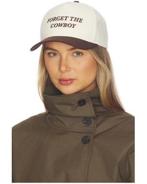 Brixton Forget The Cowboy Netplus Snapback Hat - Brown