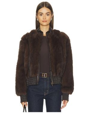 Zimmermann Jacke Valiant Faux Fur - Schwarz
