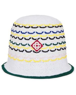 CASABLANCA Hut Tuck Stitch - Weiß