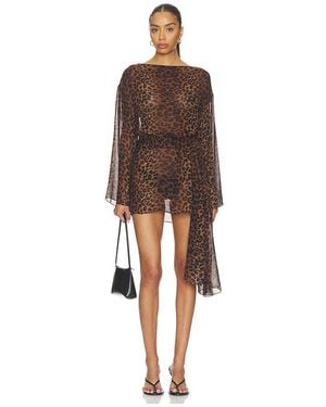 ViX X Rosie Huntington-Whiteley Tammy Short Dress - Brown