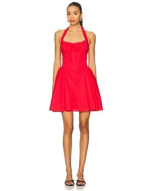 Line & Dot Anessa Mini Dress - レッド