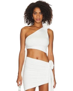 Lovers + Friends X Maggie Macdonald Cordelia Top - White