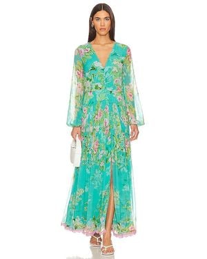 Hemant & Nandita Azra Maxi Dress - Green