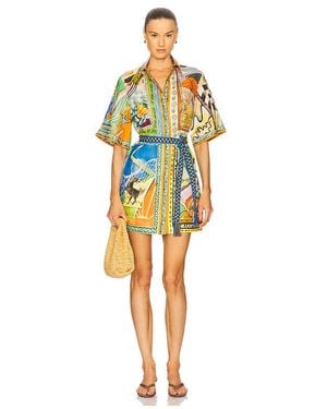 ALÉMAIS Lucky Pace Mini Dress - Yellow