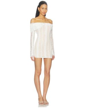 MORE TO COME Graciela Off Shoulder Dress in White