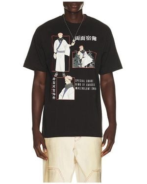 Bioworld Jujutsu Kaisen Sukuna King Of Curses Tee - Black