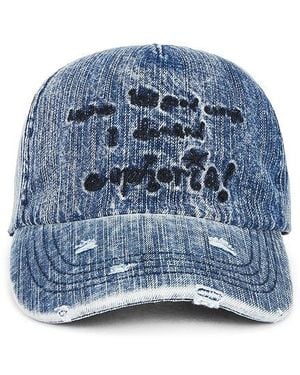 JUNGLES JUNGLES Euphoria Denim Cap - Blue
