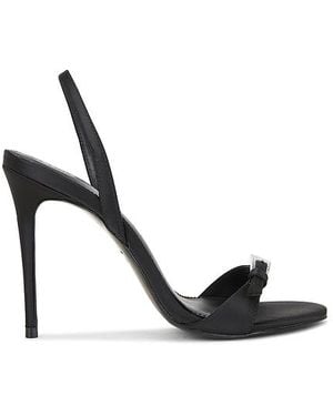 Black Suede Studio Romi 100 Sandal - Black