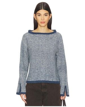 Nation Los Angeles Willow Pullover Sweater - Blue