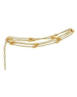 petit moments Hugh Anklet - Metallic