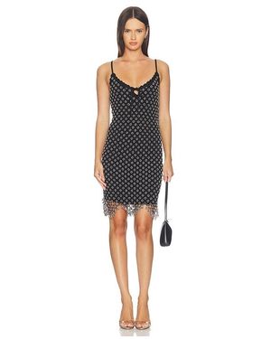 Misha Minikleid The Beaded - Schwarz