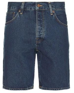 Nudie Jeans Shorts Denim Seth En Color Azul Talla En
