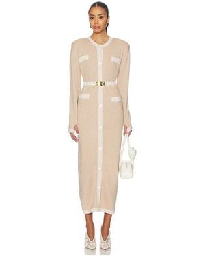 ROWEN ROSE Maxivestido En Talla (También En S, M, Xl) - Neutro
