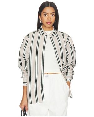 Lacoste Striped Shirt - White