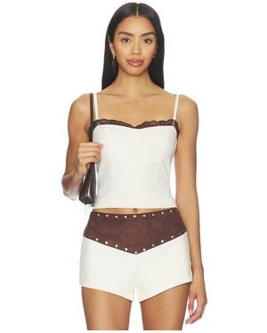 BY.DYLN Oberteil Onyx Corset - Natur