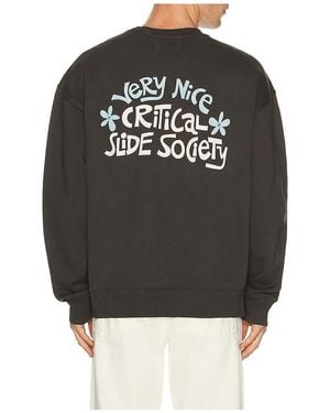 Critical Slide Sweatshirt Very - Schwarz