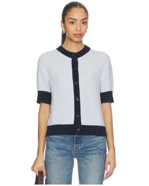 Samsøe & Samsøe Cardigan Mit Kurzen Ärmeln Sanoura - Weiß