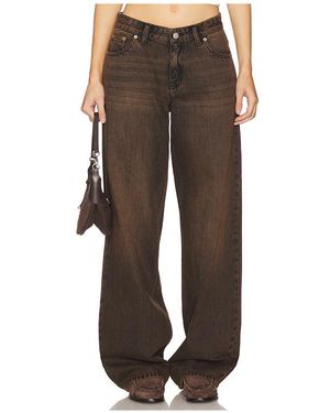 Dr. Denim Hill Wide Leg Jeans - Brown