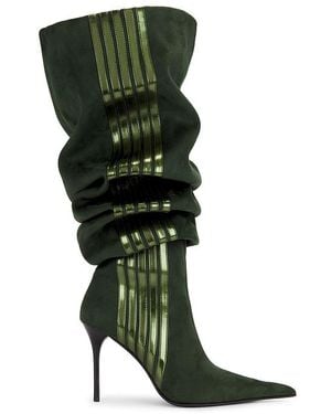 Jeffrey Campbell Bota Racing-Ok En Color Verde Talla (También En 8)