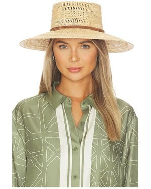Rag & Bone Crochet Boater Hat - White
