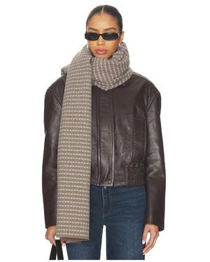 Rag & Bone Joni Waffle Scarf - Brown