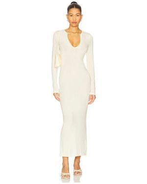 Lioness Vestido Vacanza Maxi En Color Amarillo Talla (También En M, S, Xl, Xs, Xxl, Xxs) - Blanco