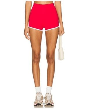 WellBeing + BeingWell Movewell Alba 3 Inch Short - Red
