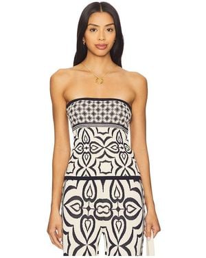 MISA Los Angles Nessa Bandeau Top - White