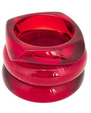 Luv Aj The Formentera Bangle Set - Red
