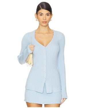 Show Me Your Mumu X Revolve Button Up Jumper - Blue