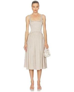 L'academie 'Academie By Marianna Maricel Midi Dress - Natural