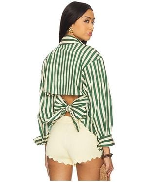 Simon Miller Loch Poplin Button Up - White
