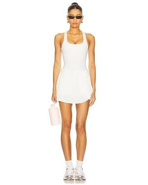 WellBeing + BeingWell Movewell Blair Pleated Dress - White