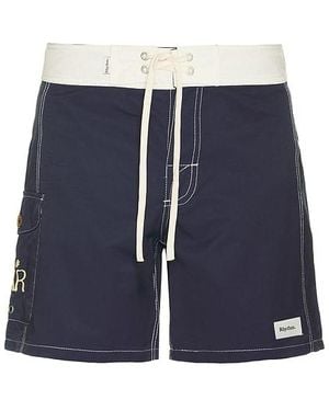 Rhythm Breakers Block Swimtrunk - Blau