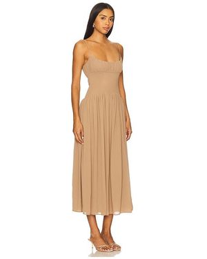 desirable dream navy blue satin jacquard halter neck midi dress Haley Maxi Dress | Blue Jacquard | Womens