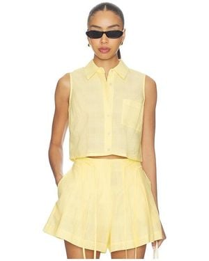 Hevron Katja Top - Yellow