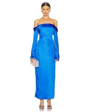 Runaway the Label Arielle Maxi Dress - Blue