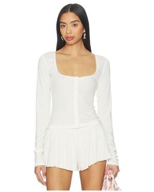 Lovers + Friends Isobel Top - White