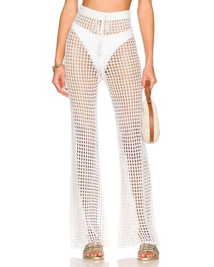 superdown Elektra Crochet Pant - White